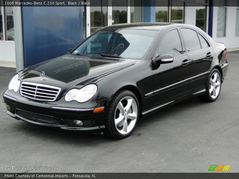 Black / Black 2006 Mercedes-Benz C 230 Sport