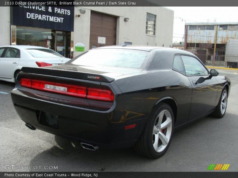 Brilliant Black Crystal Pearl / Dark Slate Gray 2010 Dodge Challenger SRT8