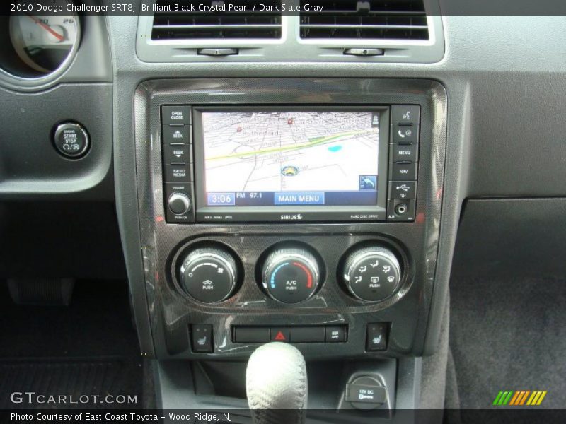 Brilliant Black Crystal Pearl / Dark Slate Gray 2010 Dodge Challenger SRT8