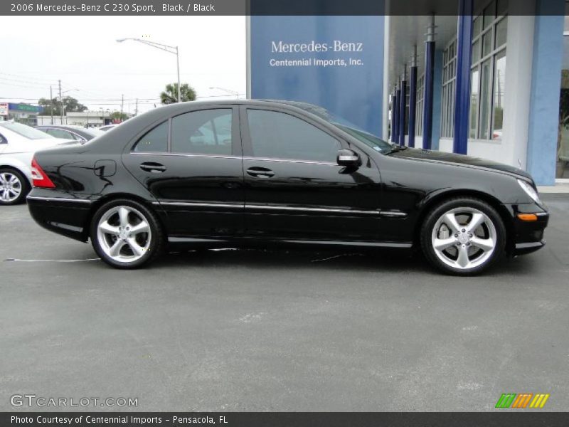 Black / Black 2006 Mercedes-Benz C 230 Sport