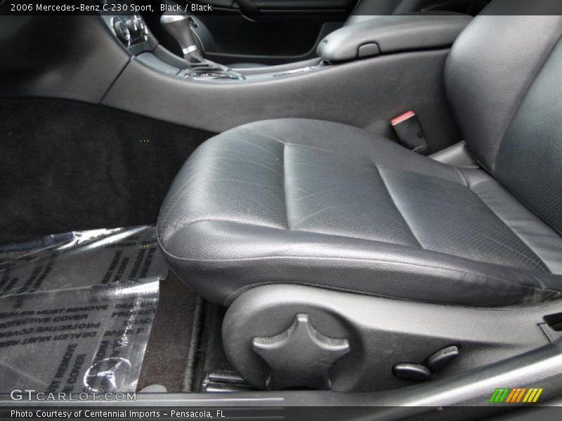 Black / Black 2006 Mercedes-Benz C 230 Sport