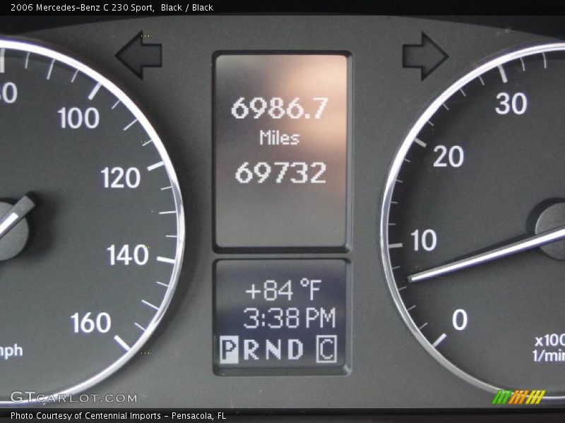 Black / Black 2006 Mercedes-Benz C 230 Sport