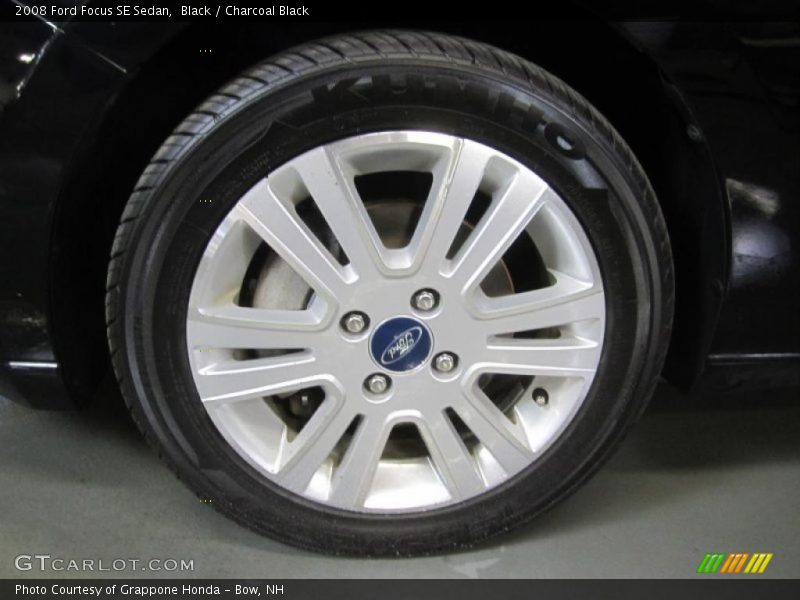 Black / Charcoal Black 2008 Ford Focus SE Sedan