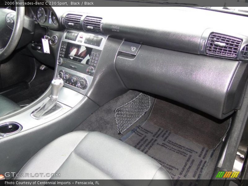 Black / Black 2006 Mercedes-Benz C 230 Sport