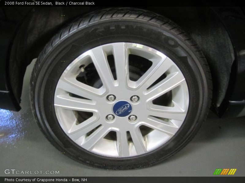 Black / Charcoal Black 2008 Ford Focus SE Sedan