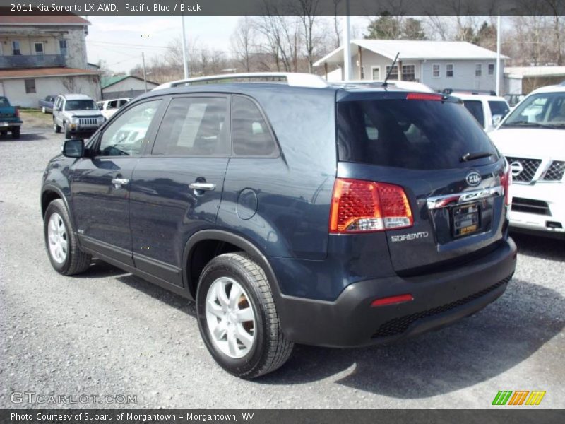 Pacific Blue / Black 2011 Kia Sorento LX AWD