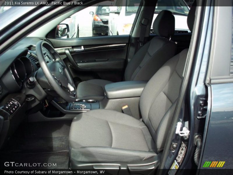 Pacific Blue / Black 2011 Kia Sorento LX AWD