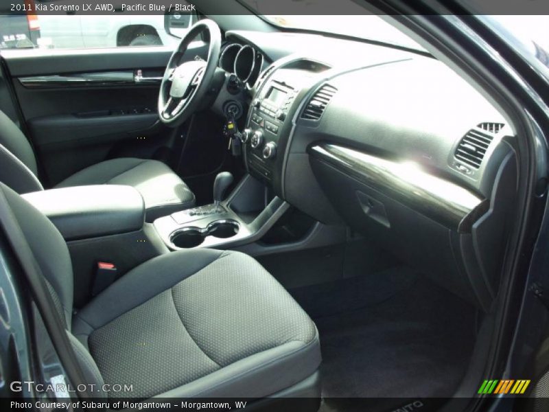 Pacific Blue / Black 2011 Kia Sorento LX AWD