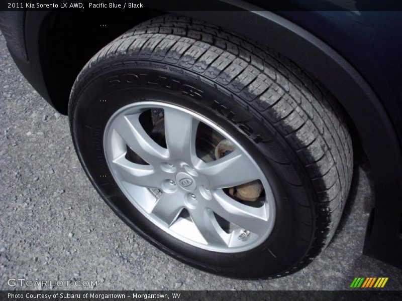Pacific Blue / Black 2011 Kia Sorento LX AWD