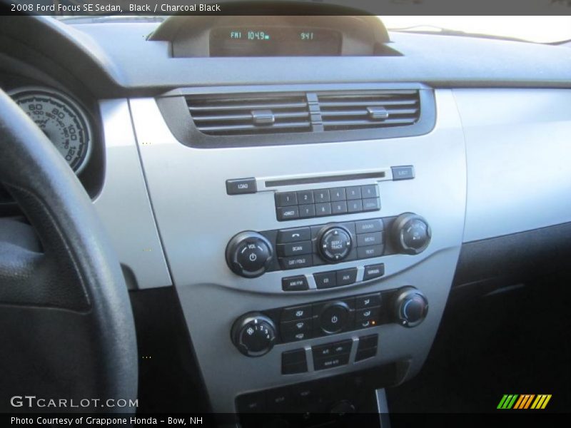 Black / Charcoal Black 2008 Ford Focus SE Sedan