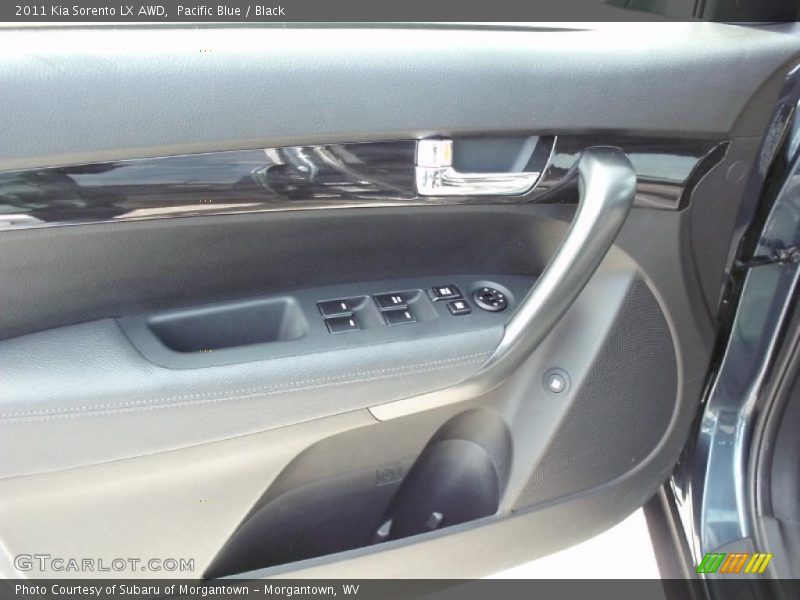 Pacific Blue / Black 2011 Kia Sorento LX AWD
