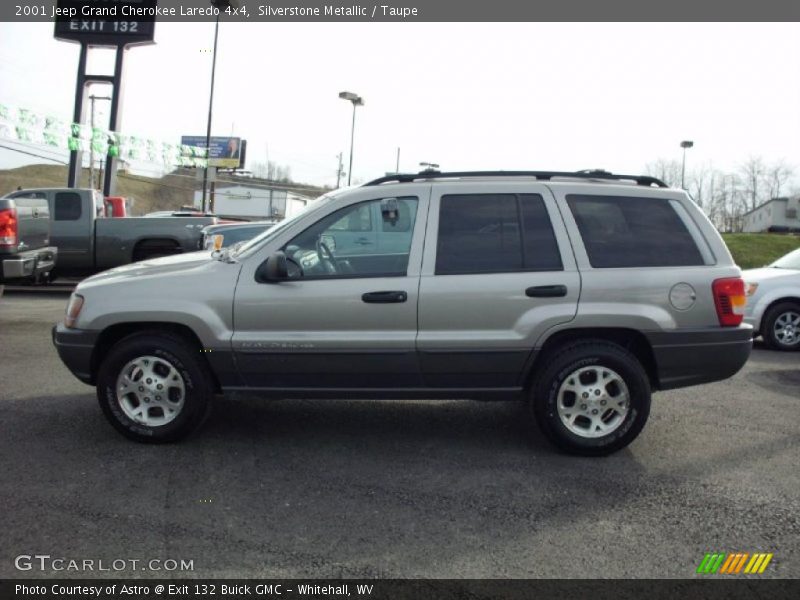 Silverstone Metallic / Taupe 2001 Jeep Grand Cherokee Laredo 4x4