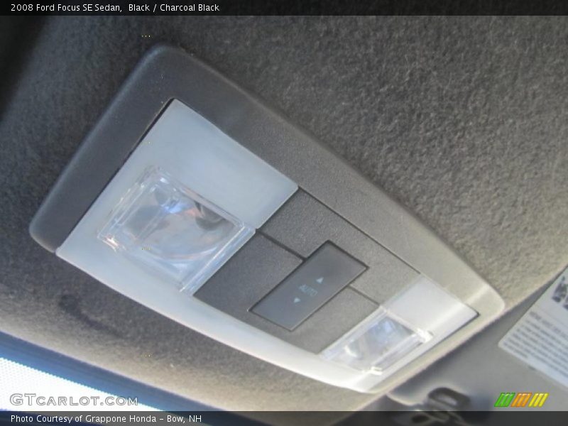 Black / Charcoal Black 2008 Ford Focus SE Sedan