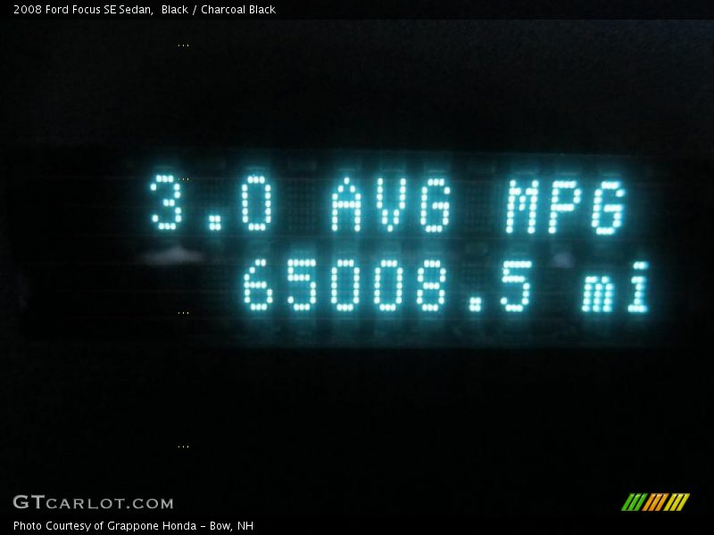 Black / Charcoal Black 2008 Ford Focus SE Sedan