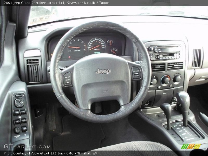 Silverstone Metallic / Taupe 2001 Jeep Grand Cherokee Laredo 4x4