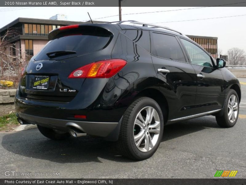Super Black / Black 2010 Nissan Murano LE AWD