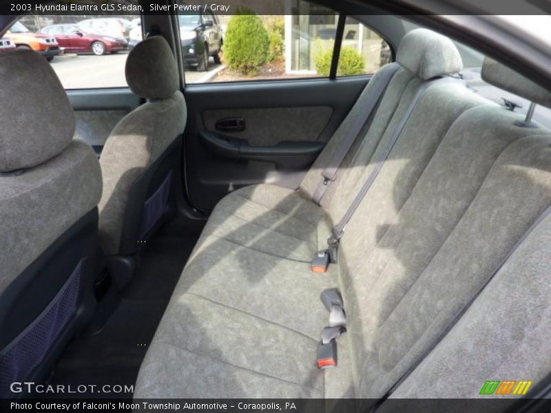 Silver Pewter / Gray 2003 Hyundai Elantra GLS Sedan