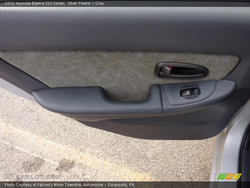 Silver Pewter / Gray 2003 Hyundai Elantra GLS Sedan