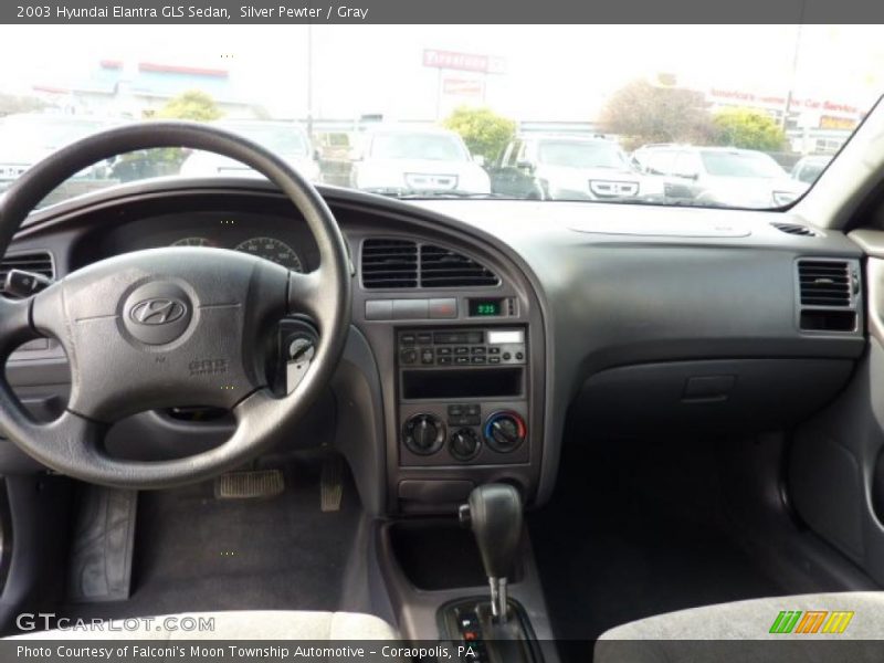 Silver Pewter / Gray 2003 Hyundai Elantra GLS Sedan