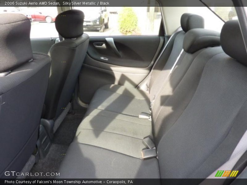 Silky Silver Metallic / Black 2006 Suzuki Aerio AWD Sedan