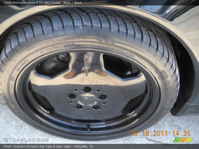 Black / Black 1999 Mercedes-Benz E 55 AMG Sedan