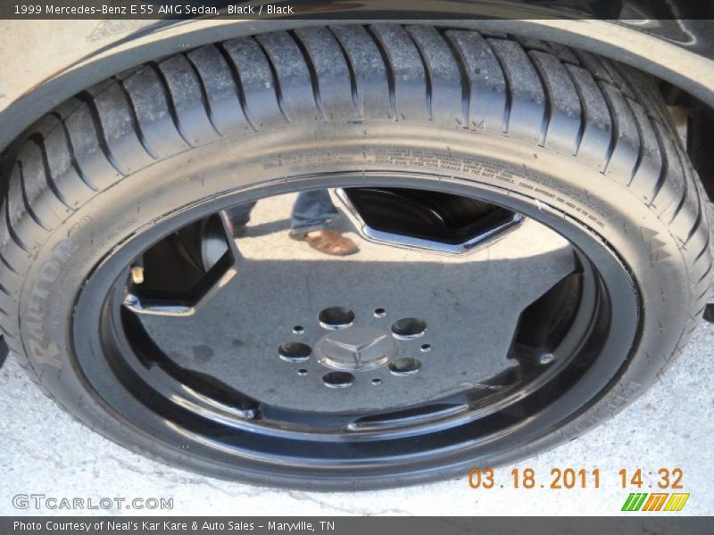 Black / Black 1999 Mercedes-Benz E 55 AMG Sedan