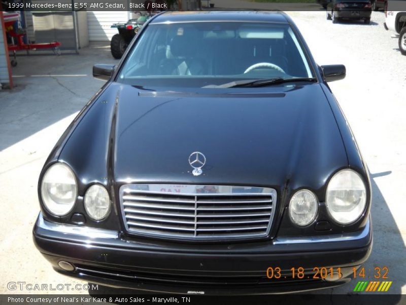 Black / Black 1999 Mercedes-Benz E 55 AMG Sedan