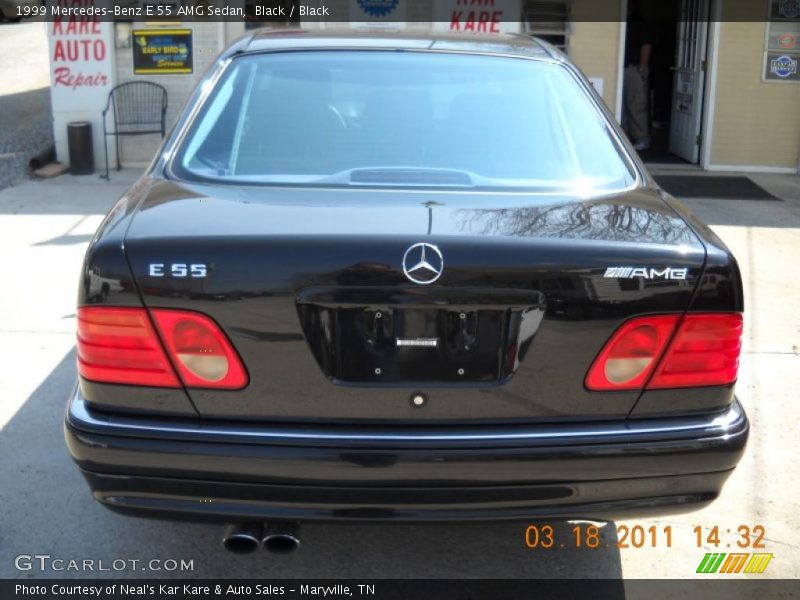 Black / Black 1999 Mercedes-Benz E 55 AMG Sedan