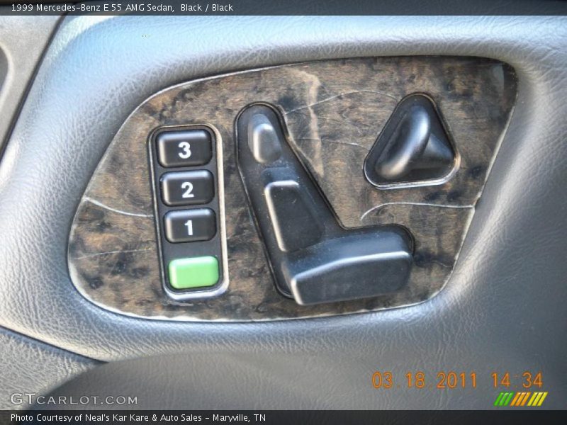 Controls of 1999 E 55 AMG Sedan