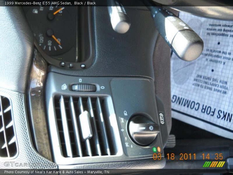 Black / Black 1999 Mercedes-Benz E 55 AMG Sedan