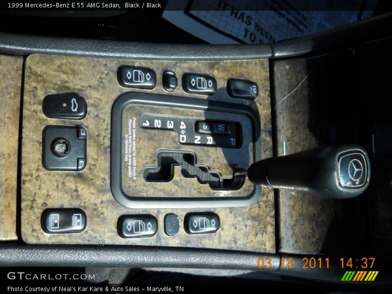  1999 E 55 AMG Sedan 5 Speed Automatic Shifter