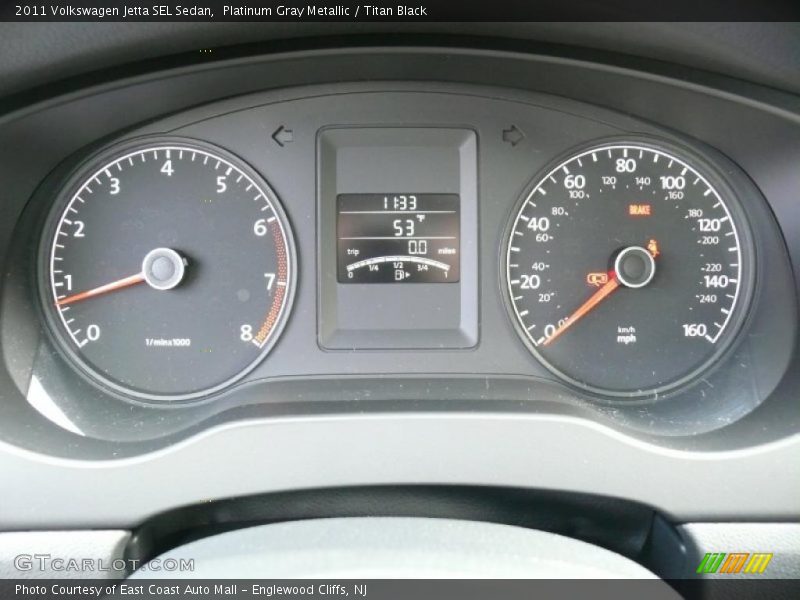  2011 Jetta SEL Sedan SEL Sedan Gauges