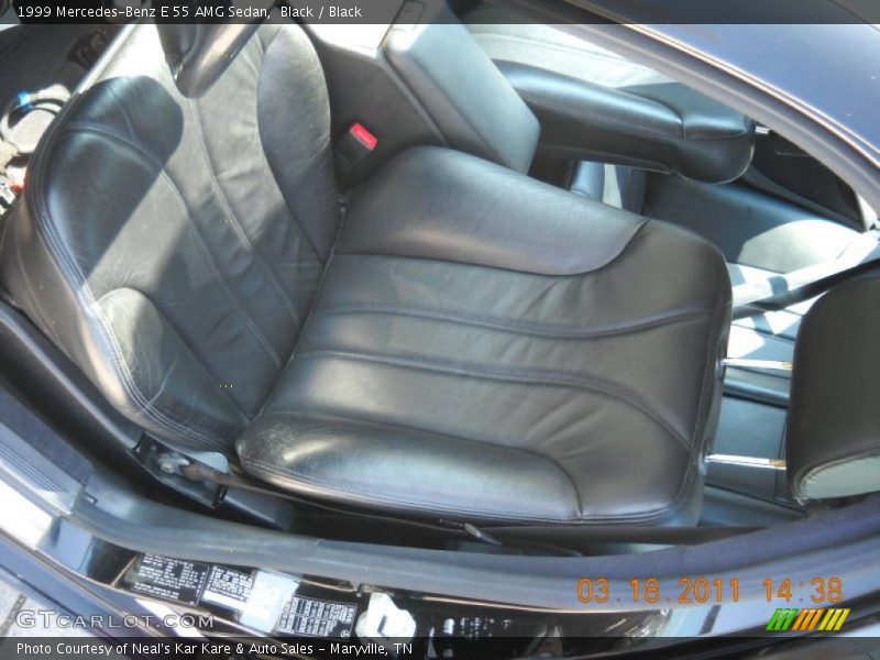 Black / Black 1999 Mercedes-Benz E 55 AMG Sedan