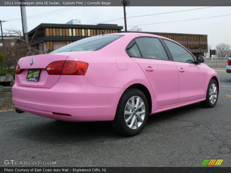 Custom Pink / Cornsilk Beige 2011 Volkswagen Jetta SE Sedan