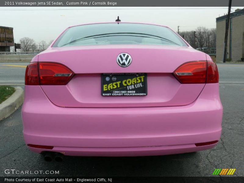 Custom Pink / Cornsilk Beige 2011 Volkswagen Jetta SE Sedan