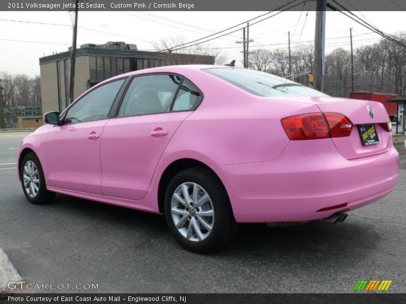 Custom Pink / Cornsilk Beige 2011 Volkswagen Jetta SE Sedan