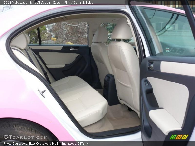 Custom Pink / Cornsilk Beige 2011 Volkswagen Jetta SE Sedan
