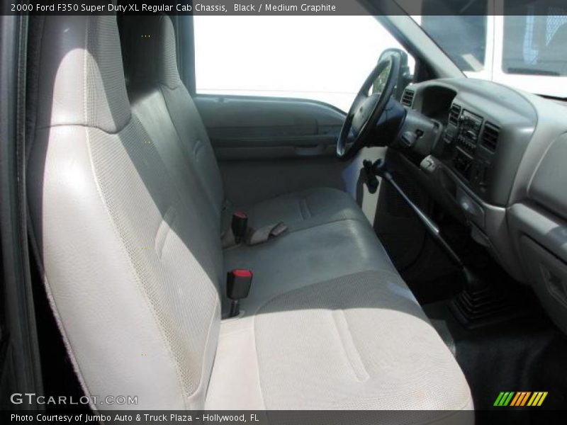 Black / Medium Graphite 2000 Ford F350 Super Duty XL Regular Cab Chassis