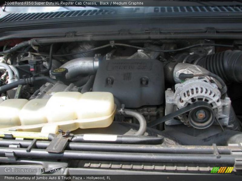 Black / Medium Graphite 2000 Ford F350 Super Duty XL Regular Cab Chassis