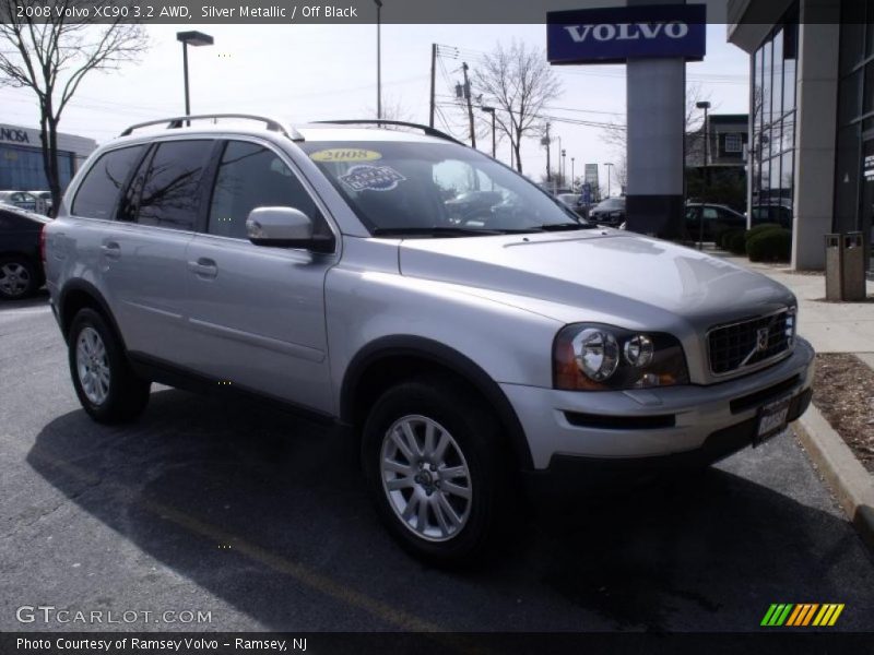 Silver Metallic / Off Black 2008 Volvo XC90 3.2 AWD