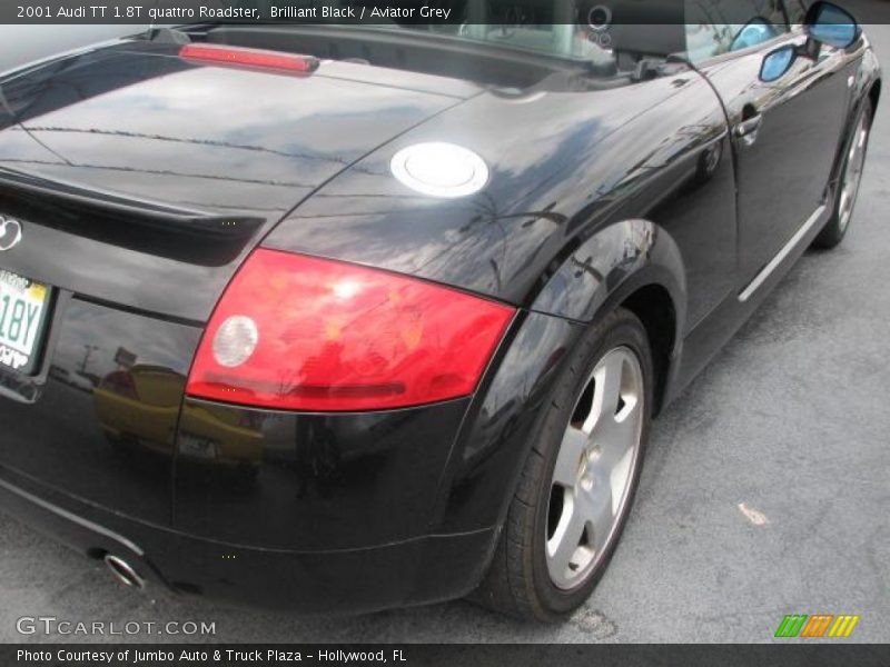 Brilliant Black / Aviator Grey 2001 Audi TT 1.8T quattro Roadster