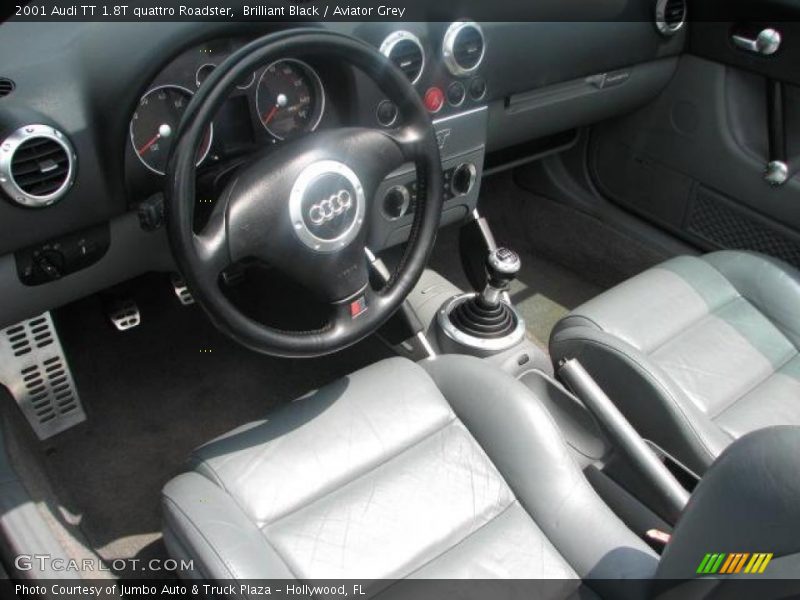 Aviator Grey Interior - 2001 TT 1.8T quattro Roadster 