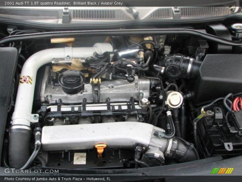  2001 TT 1.8T quattro Roadster Engine - 1.8 Liter Turbocharged DOHC 20-Valve 4 Cylinder