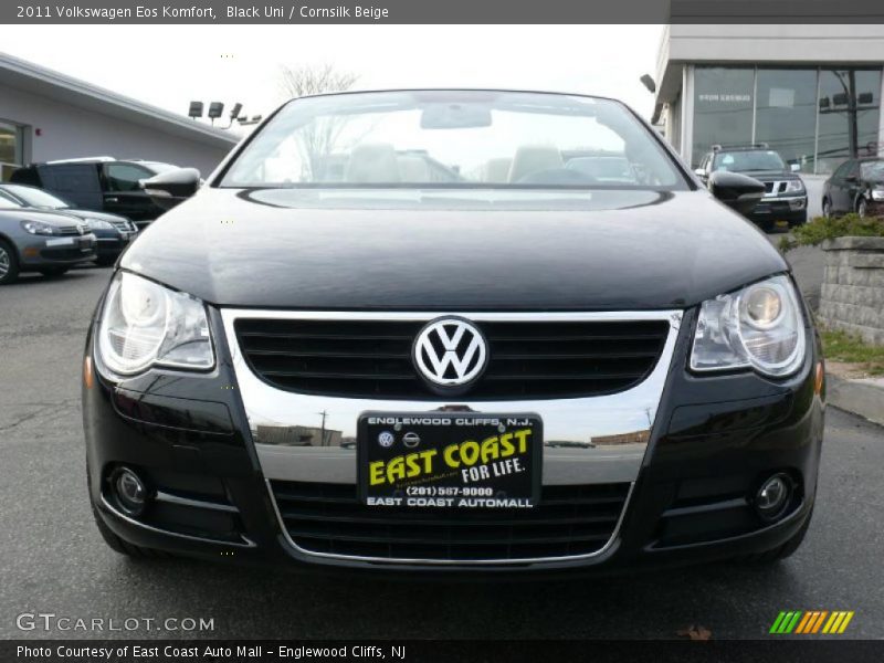 Black Uni / Cornsilk Beige 2011 Volkswagen Eos Komfort
