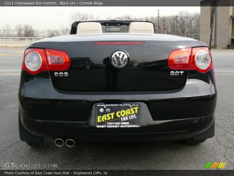 Black Uni / Cornsilk Beige 2011 Volkswagen Eos Komfort