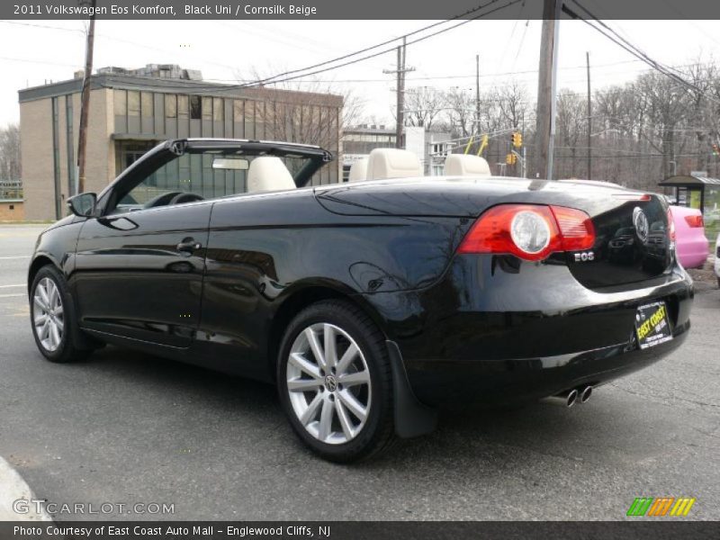 Black Uni / Cornsilk Beige 2011 Volkswagen Eos Komfort