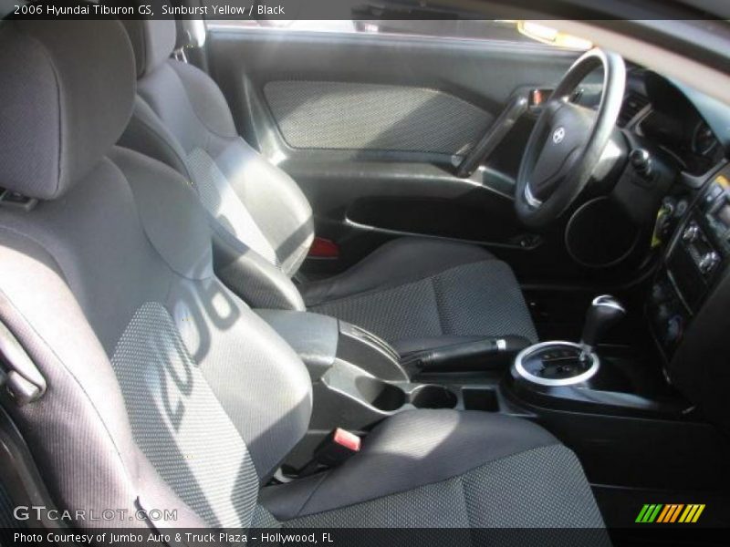 Sunburst Yellow / Black 2006 Hyundai Tiburon GS