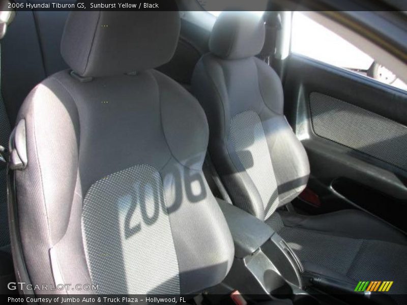 Sunburst Yellow / Black 2006 Hyundai Tiburon GS