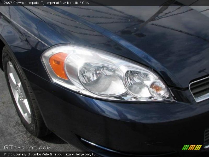 Imperial Blue Metallic / Gray 2007 Chevrolet Impala LT
