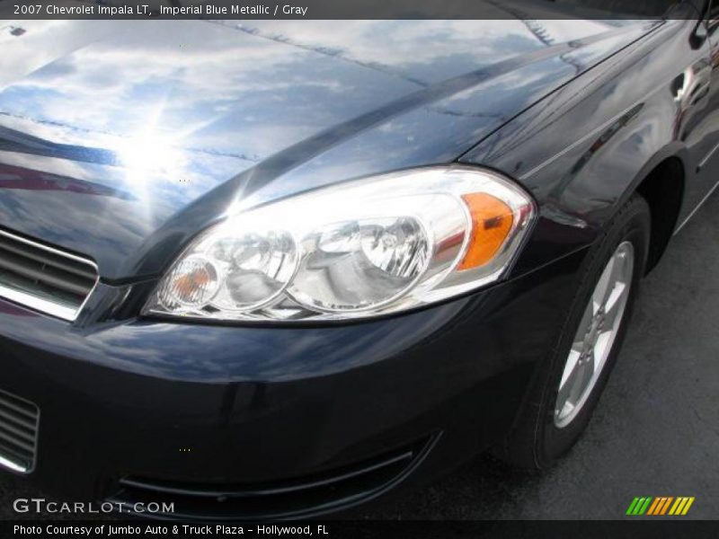 Imperial Blue Metallic / Gray 2007 Chevrolet Impala LT